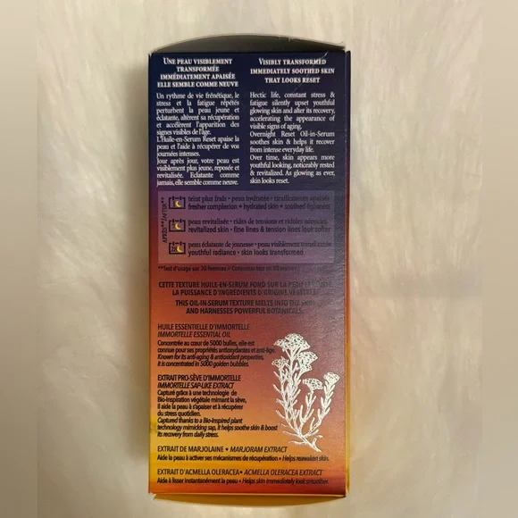 L'OCCITANE Immortelle Reset Oil-in-Serum - Blue, Red, Yellow

NEVER OPENED - Picture 3 of 4